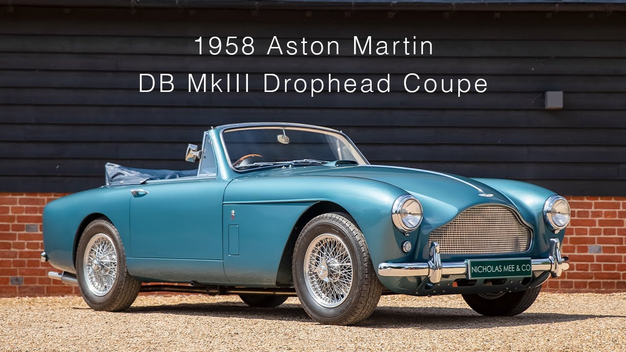 1958 Aston Martin DB MkIII Drophead Coupe - Nicholas Mee & Company ...