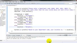 Java Tutorial - Working with Switch statement - Part 1
