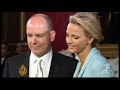 prince albert of monaco weds sa swimmer