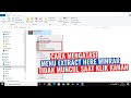 Cara Mengatasi Extract Here Winrar Tidak Muncul Saat Klik Kanan