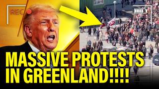 Trump STUNNED as MASSIVE PROTESTS ERUPT in GREENLAND!!