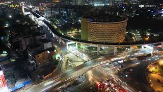 Cyber Towers || Hyderabad 2023 || Time lapse  || 4k drone Footage