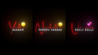 Yaanji Song 🐥💕 Black Screen Lyrics Tamil New Romantic Love Song WhatsApp Status | @Rubhi_Creations__