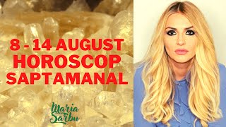 Horoscop Saptamanal 8 - 14 August cu Maria Sarbu,  Luna plina in Varsator