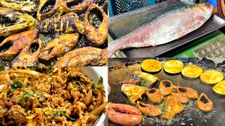 Big Hilsa Fish Fry at Mawa Ghat | Bangladeshi Street food