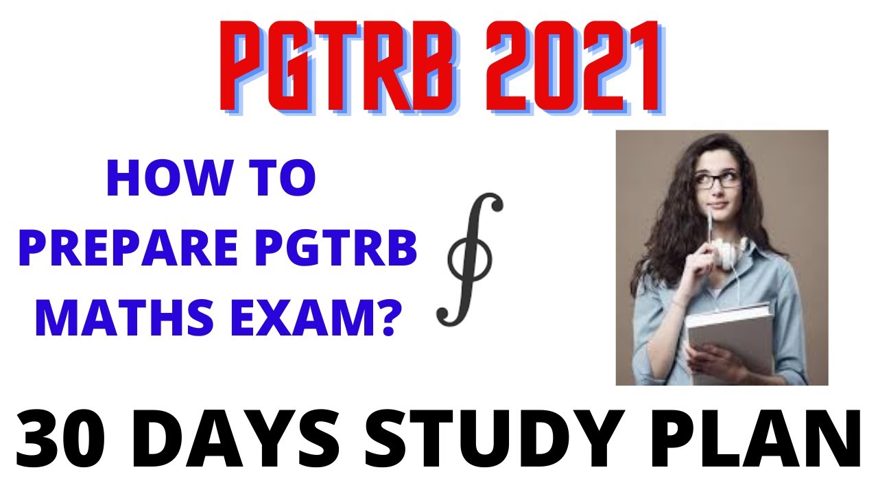 HOW TO STUDY PGTRB MATHS | STUDY PLAN FOR PGTRB MATHS | 30 DAYS STUDY ...