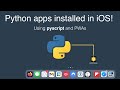 Python iOS Web App with pyscript and offline PWAs