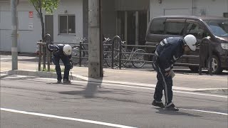 札幌で死亡ひき逃げ事件　防犯カメラに白いワゴン車【HTBニュース】