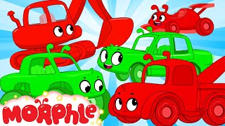 Trucks, Vehicles and Diggers - Morphle vs Orphle | Kids Cartoon