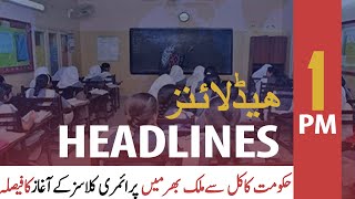 ARY NEWS HEADLINES | 1 PM | 29th September 2020