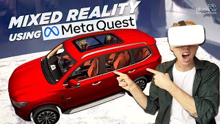 Virtually Explore a 3D Car in Mixed Reality with the Presence Platform on a Meta Quest VR Headset!