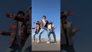 三つ子でダンス🕺#shorts #三つ子 #triplets