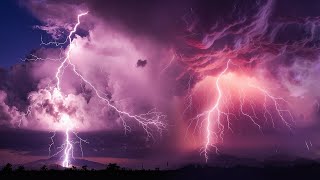 Sleep Immediately in 3 Minutes When There is a Severe Thunderstorm and Lightning | Sleep With Whi...