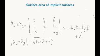 16.5-4 Surface area of implicit surfaces