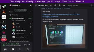 CircuitPython Weekly Meeting for June 8th, 2026 @circuitpython #circuitpython #adafruit