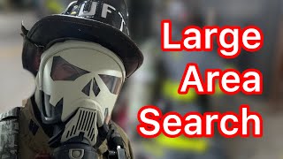 Large Area Search [HOGWALL] #firefightingtraining #firefighter #scba