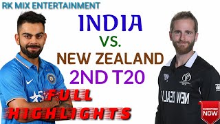 Full Highlights Of India Vs. New Zealand 2nd T20 Match || India Tour New Zealand || India Cricket ||