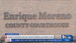 County leaders discuss Trump orders, directives