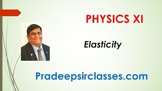 Phy XI 9-01 Elasticity Pradeep Kshetrapal Physics channel