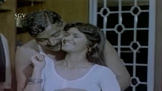 Umashree Sends Beautiful Girl to Spend Night With Doddanna | Bhavya | Aavesha Kannada Movie Scene