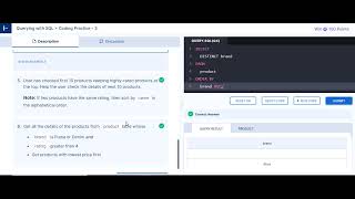 Querying with SQL Coding Practice 3