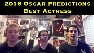 2016 Oscar Predictions-Best Actress