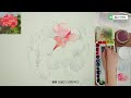 어두운 부분에 다채로운 색을 사용해 보세요. 물고기아트 수채화 수업 watercolor class