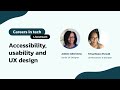 Accessibility, usability and UX design (Livestream Repost)