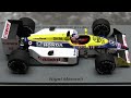 nigel mansell u0026 nelson piquet williams honda fw11b f1 1986 spark f1 1 43 model cars