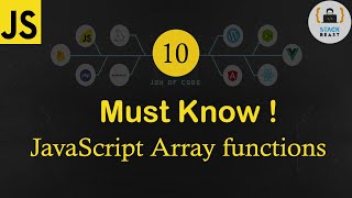 JavaScript array functions you must Know | Learn Javascript
