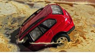 Car Wash for Kids - Toy Cars Sinking in Dirty Water and getting washed