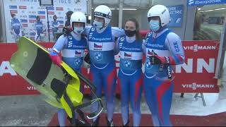 Team Relay World Cup Luge in Innsbruck