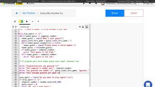 Python V10 Guess My Number Version 4 Tracking Guesses Across Games