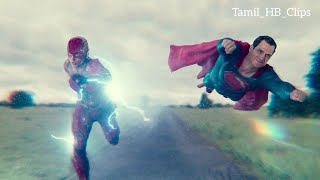 Justice League Movie Flash vs Superman Race Scene In Tamil