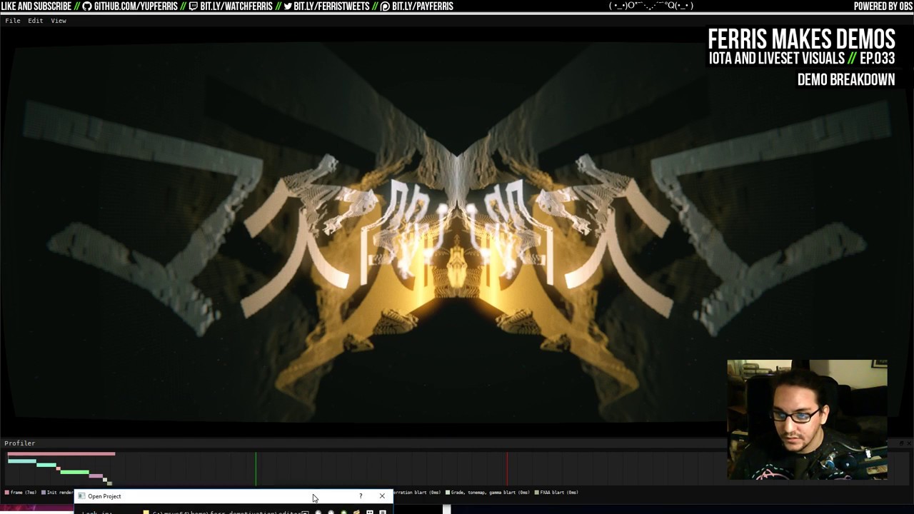 Ferris Makes Demos Ep 033 Iota And Liveshow Visuals Youtube