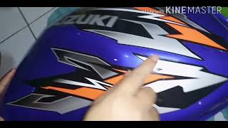 Pasang stiker thunder 125 THUNDERKU BARU LAGI!!!