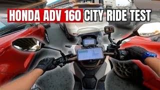 HONDA ADV 160 CITY RIDE TEST