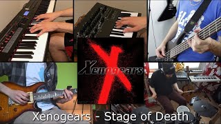 Xenogears - Stage of Death - Synth Band Cover (ft. Mind Waker, Zohar Emulator, and Thibault Triat)