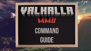 Command guide, (Valhalla MMO plug-in tutorial “the basics”)