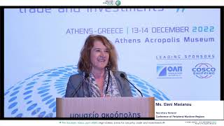 Secretary General of CPMR, Ms. Eleni Marianou in chapter-3 of the Balkans \u0026 Black Sea Forum 2022