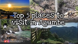 Best Places to visit in Agumbe😍||Things do in Agumbe||Top 5 Best Places||Tourism Places