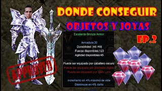 DONDE CONSEGUIR ITEMS Y JOYAS SIENDO POLLITO/MUONLINE/TE LO CUENTO ACA/IMPS,SKILLS Y MAS/DESDE CERO