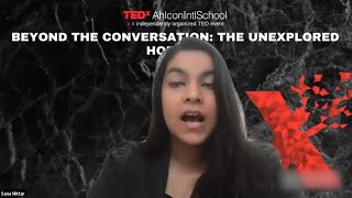 Voices | Sana Mittar | TEDxAhlconIntlSchool