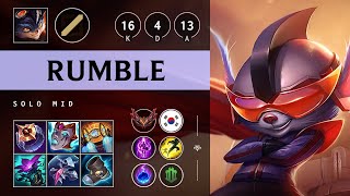 Rumble Mid vs Viktor: Legendary - KR Grandmaster Patch 14.24