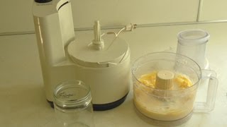 How to Make Butter in Food Processor (Regal La Machine I)