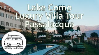 Lake Como Italy Villa Tour, Passalacqua Hotel.