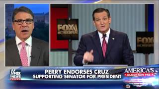 Gov. Rick Perry endorses Ted Cruz for president