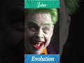 Joker Evolution. All Actors Who Played Joker In Batman Movies. #shorts