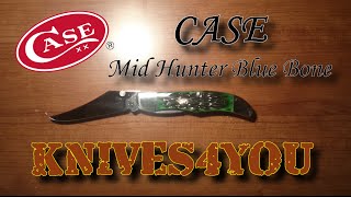 CASE: MID Hunter Green Bone Folding Knife