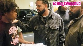 Drake Lectures An Autograph Dealer Who He See's Asking For An Autograph Everyday In New York, NY